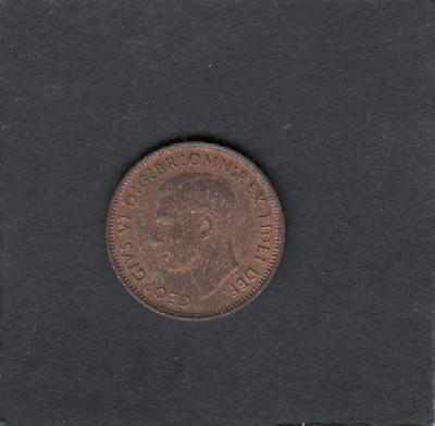 Beschrijving: 1 Farthing  GEORGIUS VI